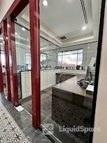 Desk Space with Skyline View