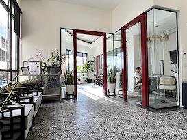 Desk Space with Skyline View