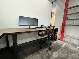 Desk Space with Skyline View