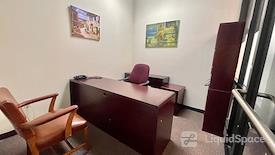 Private office with private desk