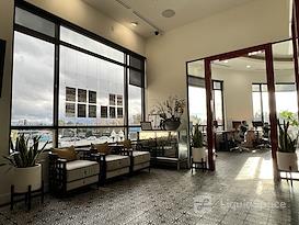 Desk Space with Skyline View