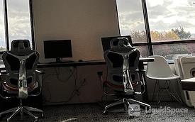 Desk Space with Skyline View