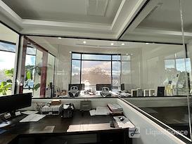 Desk Space with Skyline View