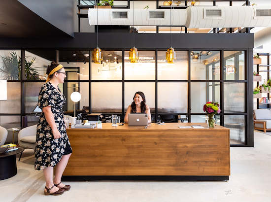 Working at Industrious - Back Bay at Boston