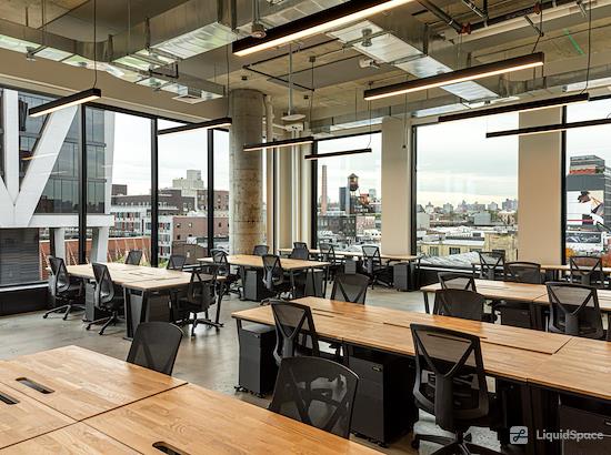 Working at Mindspace Williamsburg at Brooklyn