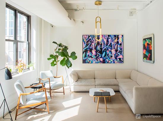 Working at Blender Workspace at New York