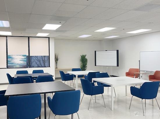 Working at DoBe WE Co working office at Newark