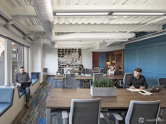 Working at Workbar Back Bay at Boston