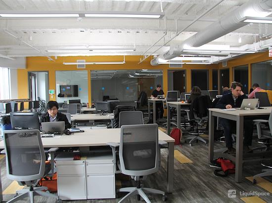 Working at Workbar Back Bay at Boston
