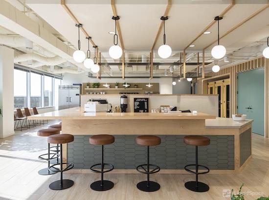 Working at Common Desk - Post Oak Blvd at Houston
