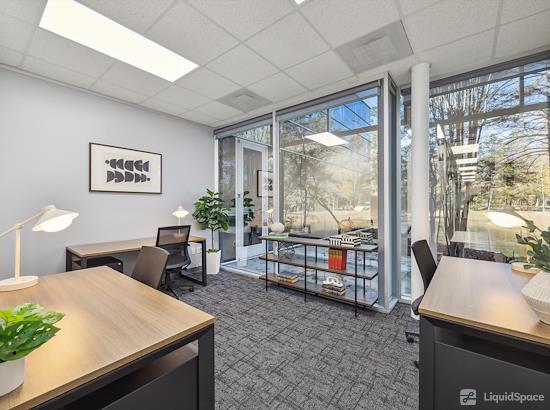 Working at Verve Workspace at The Woodlands