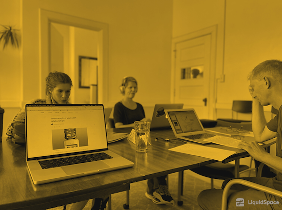 Working at BEAHIVE Beacon at Beacon