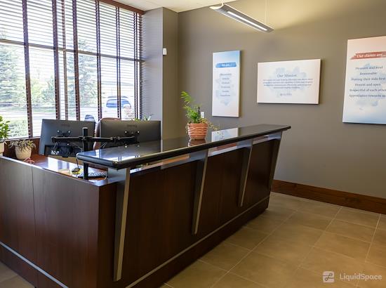 Working at Zeina's Office Space at Calgary