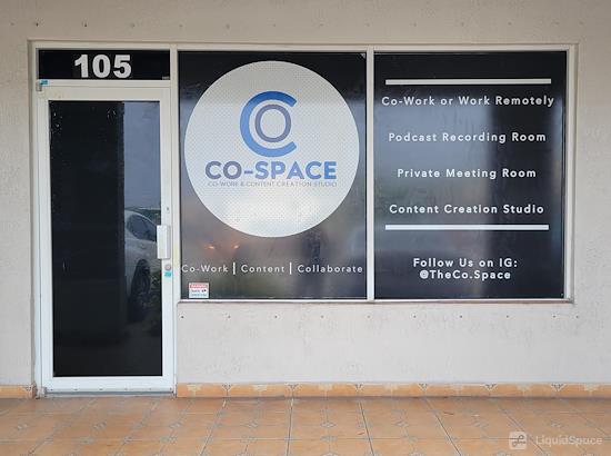 Working at Co-Space Miami Gardens at Miami Gardens