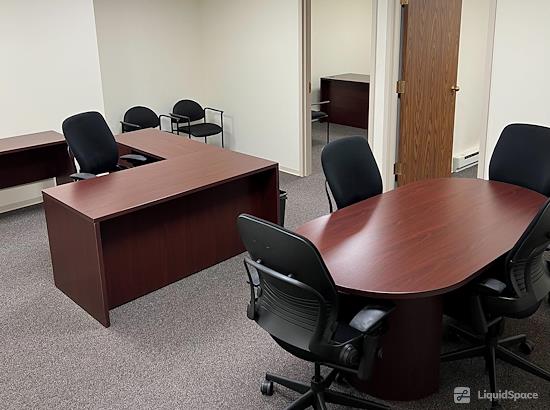 Working at Corporate Offices Business Center at Oak Brook