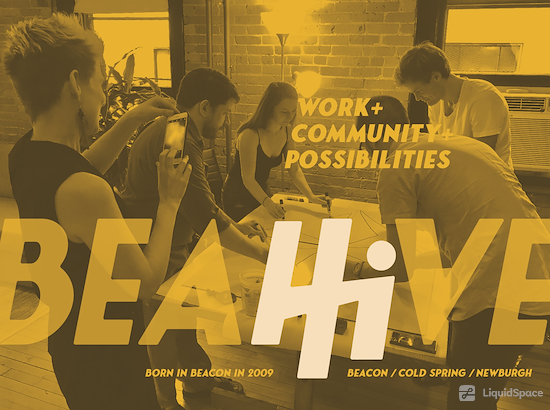 Working at BEAHIVE Beacon at Beacon