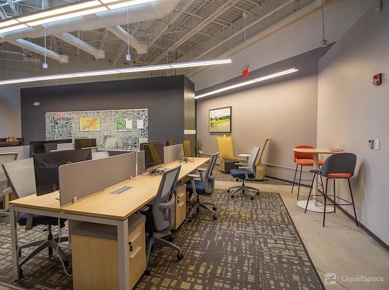 Working at Staples Coworking Brighton at Boston