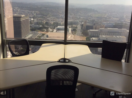Working at Indie Desk at Los Angeles