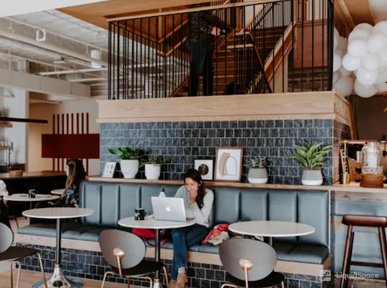 Working at Common Desk - Dallas Arts District at Dallas