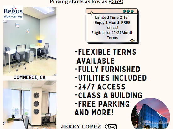 Working at Regus | Glendale Arden Ave at Glendale