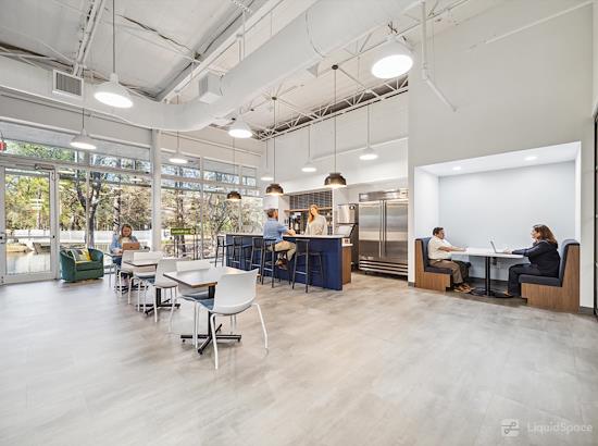Working at Verve Workspace at The Woodlands