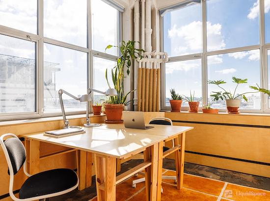 Working at Hunters Point Studios at Long Island City