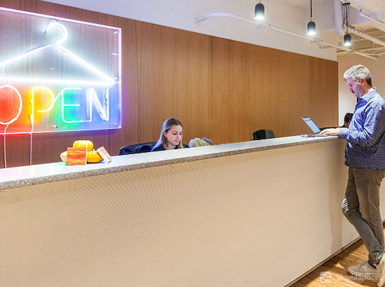 Working at Hudson House at New York