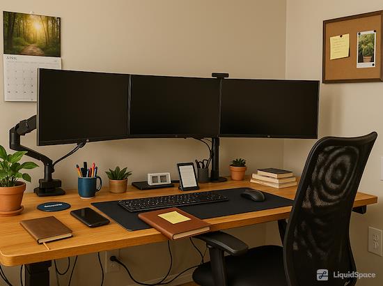 Working at Workspace at Cohasset