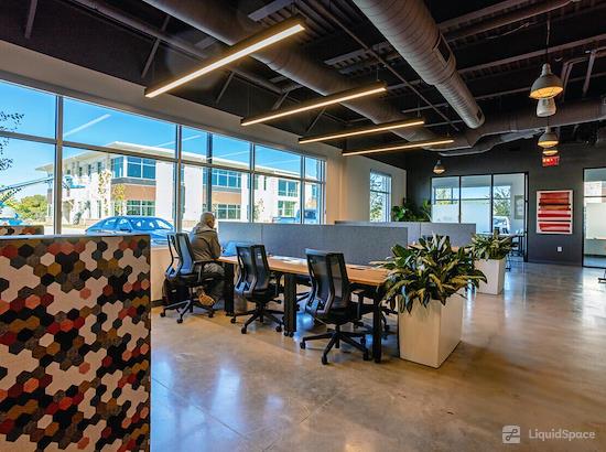 Working at FUSE Workspace-Four Points at Austin