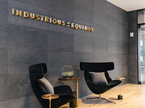 Working at Industrious at Equinox Hudson Yards at New York