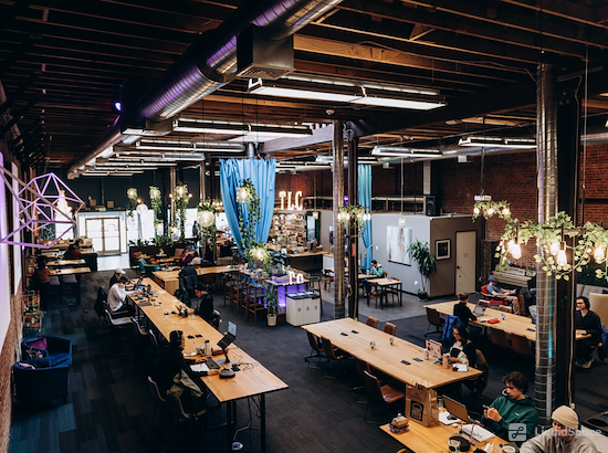Working at Trellis Coworking & Events at San Francisco