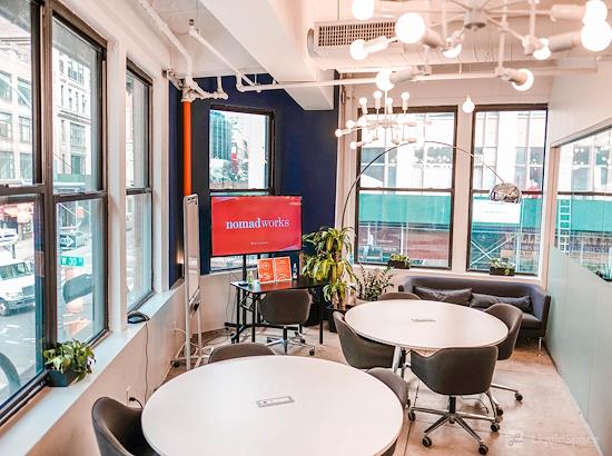 Working at Nomadworks at New York