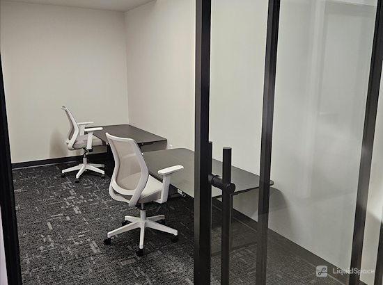 Working at Launch Coworking Space - Downtown at Winnipeg