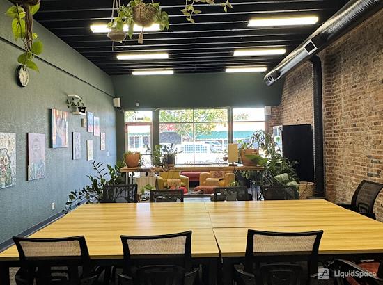 Working at Lab 7 Coworking at Sacramento