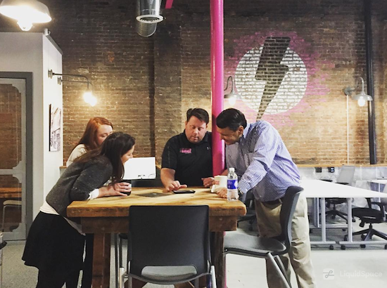 Working at Troy Innovation Garage at Troy