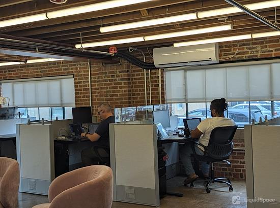 Working at Harrisonburg Innovation Hub at Harrisonburg