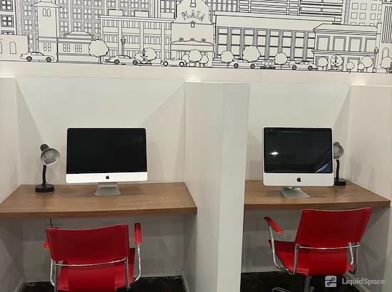 Working at Downtown Spaces at El Paso
