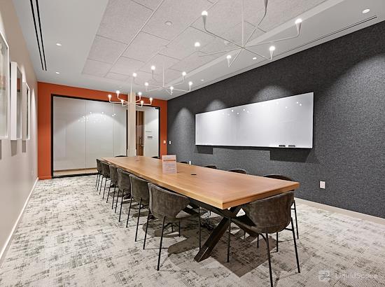 Working at Common Desk - City Place at Spring