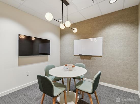 Working at Common Desk - Travis Park at San Antonio