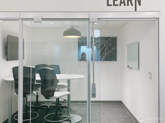 Working at Launch Coworking Space - Exchange at Winnipeg