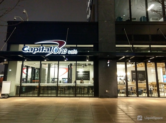 Working at Capital One Café - Assembly Row at Somerville