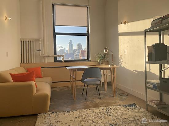 Working at Hunters Point Studios at Long Island City