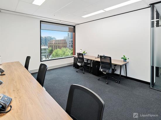 Working at CorporateCubes.Co - 607 Bourke Street at Melbourne