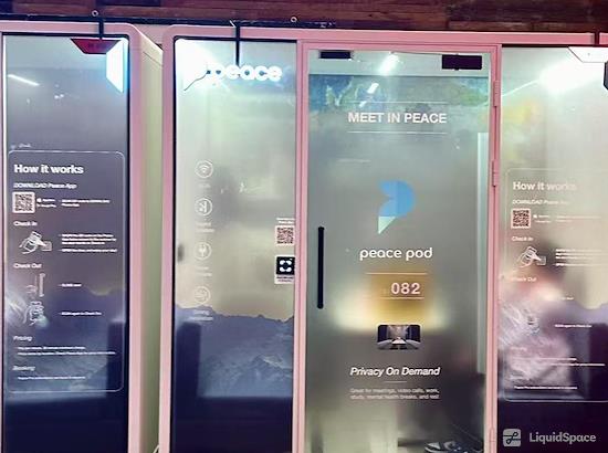 Working at Peace Pods @ City Point BKLYN at Brooklyn