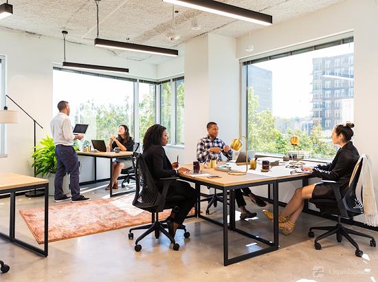 Working at Industrious - 9th and Congress at Austin
