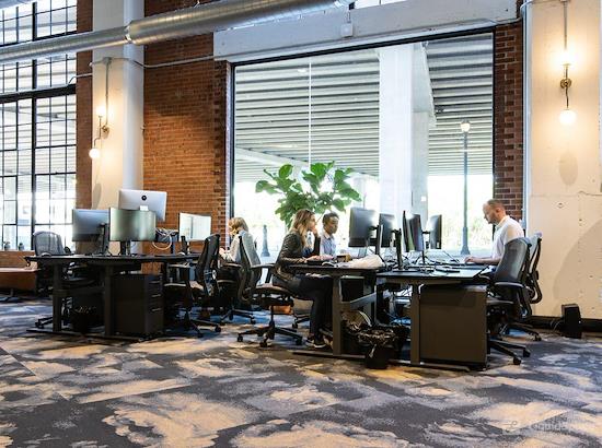 Working at Common Desk - West End at Dallas