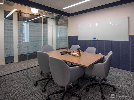 Working at ALX Community Atrium at Alexandria