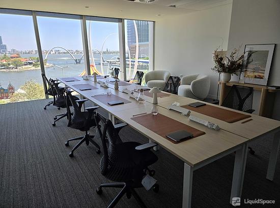 Working at Hub Elizabeth Quay at Perth