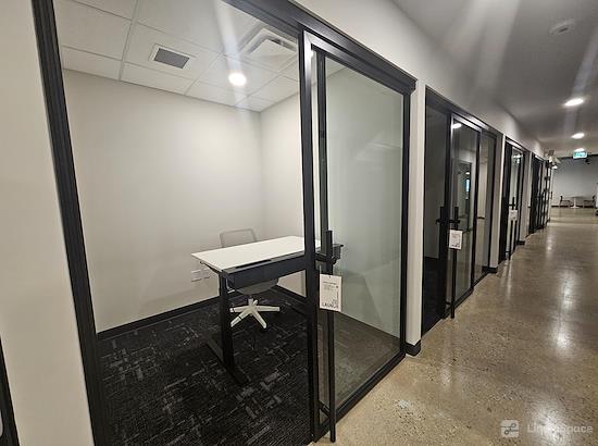 Working at Launch Coworking Space - Downtown at Winnipeg