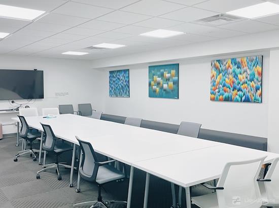 Working at Launch Coworking Space - Exchange at Winnipeg